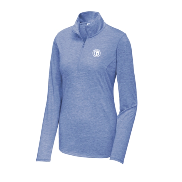 Sport-Tek ® Ladies PosiCharge Tri-Blend Soft 1/4-Zip GMIA