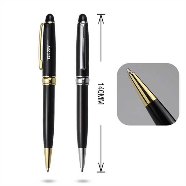 Twist Action Metallic Ballpoint pen