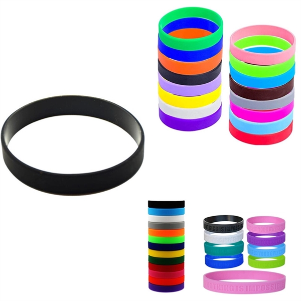 Debossed Silicone Wristbands