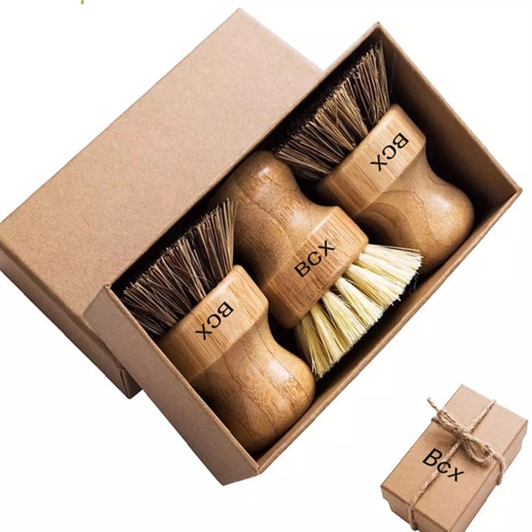 3PCS Short Handle Disc Brush