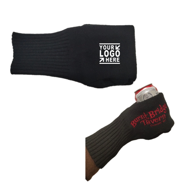 Knit Beverage Mitt Insulating Beer  Glove