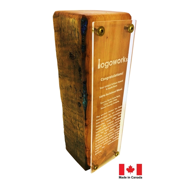 10" Reclaimed Wood Elite Series Award