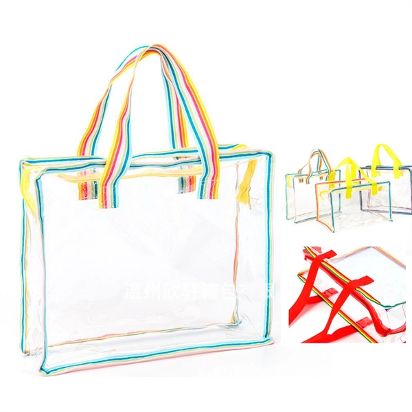 Clear Vinyl Tote Bag