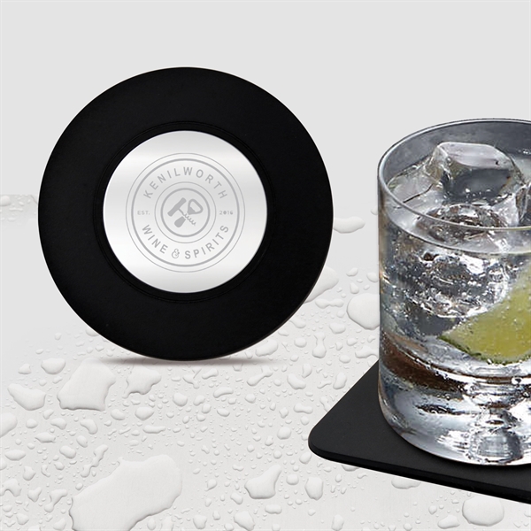 Single Round Engraved Coaster