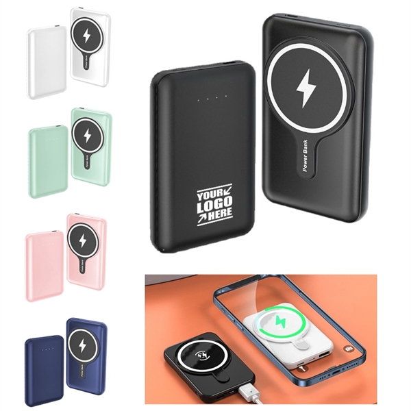 Magnetic Wireless Power Bank 5000 Mah
