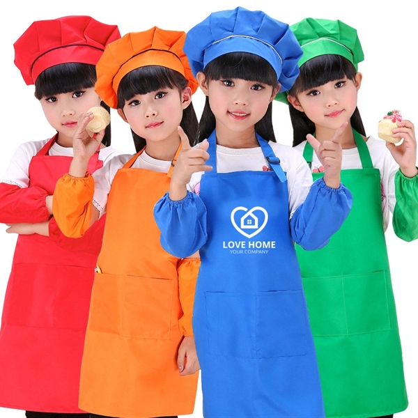 Kids Apron And Chef Hat Set