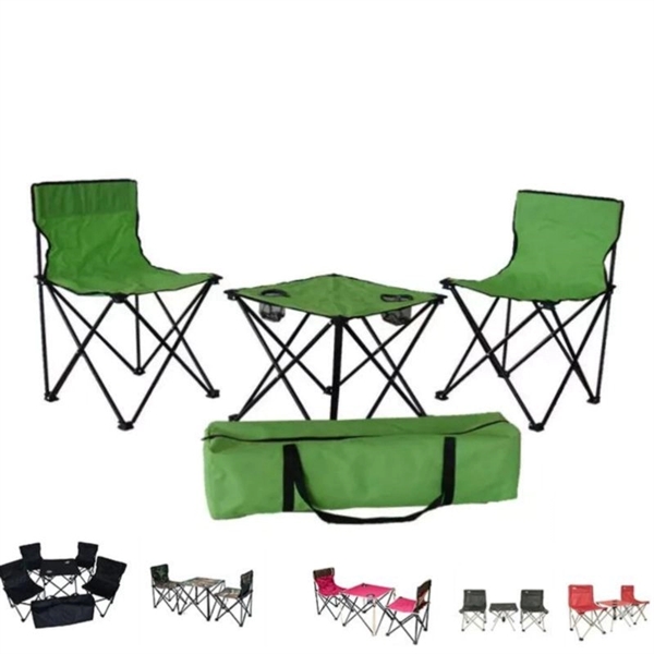 Double Camping Chair Set