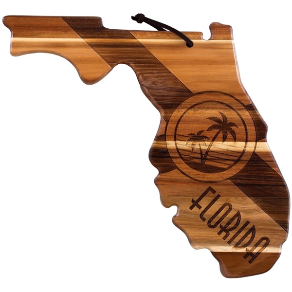 Rock & Branch® Florida State Shaped Wood Serving Board