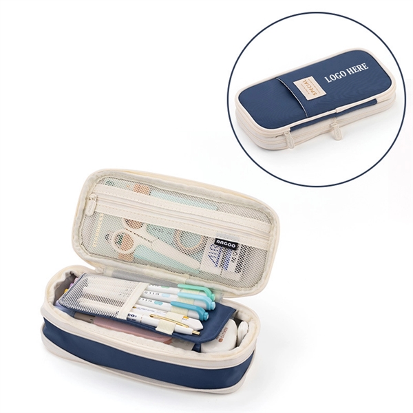 Big Capacity 3 Layers Pencil Case