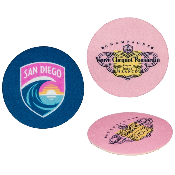 Dot Full Color Felt Coaster