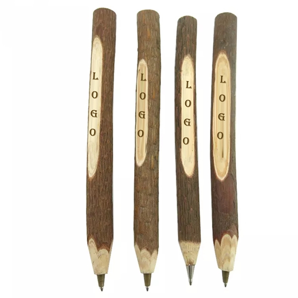 Natural Personalized Rustic Twig Real Wooden Ballpoint Pen