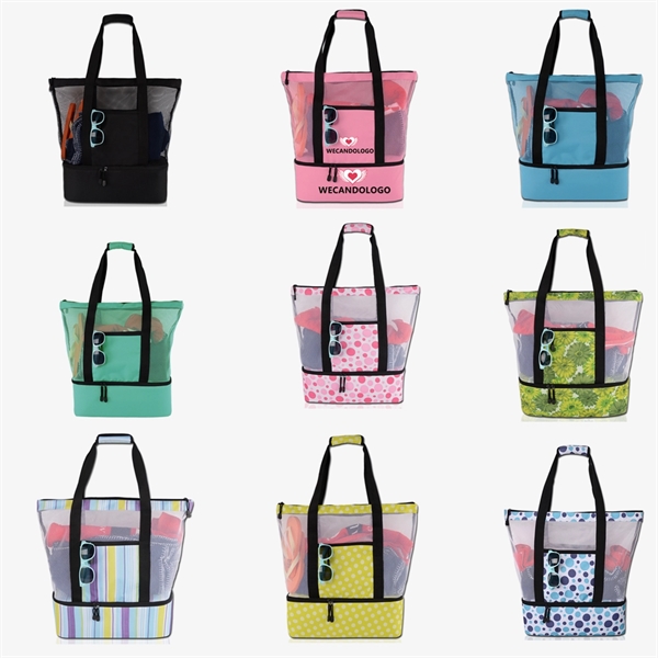Beach Tote Bag With Cooler