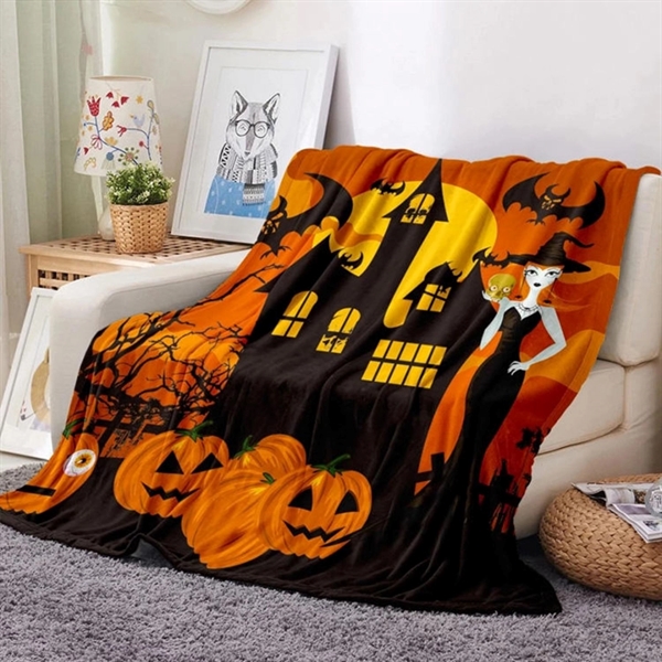 300GSM Soft Plush Flannel Throw Sublimation Blankets 50 x 60