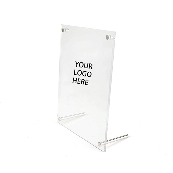 Bevele Frameles Plexiglass Photography Display With Standoff