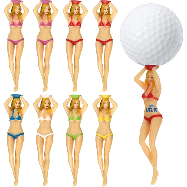 Lady Bikini Girl Golf Tees
