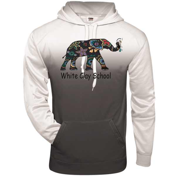 Ombre Youth Hood Pachyderms