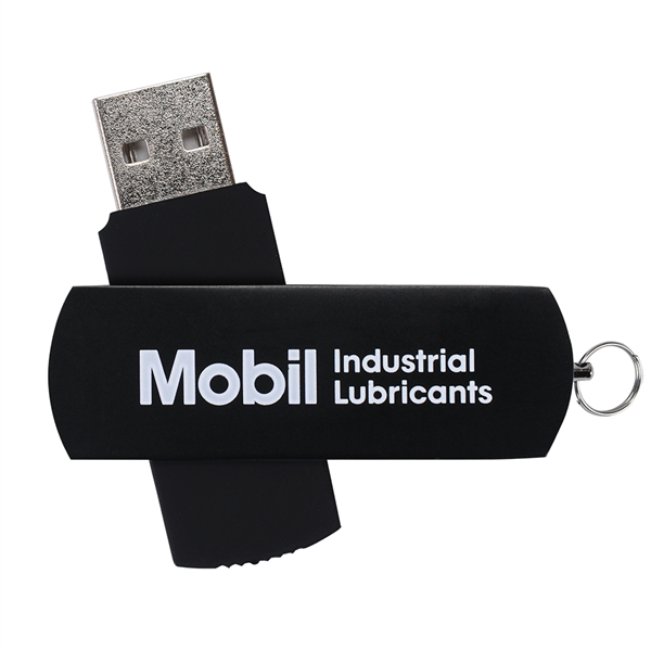 Montgomery Black Sleek Swivel USB - Simports