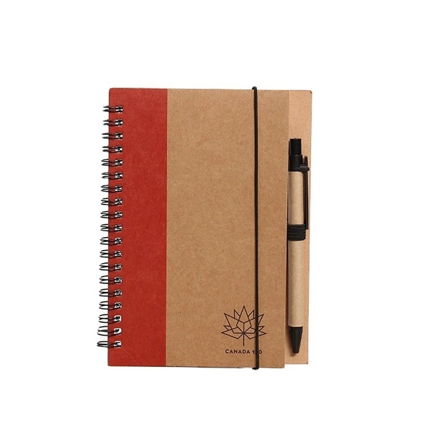 Eco Spiral Notebook With Pen