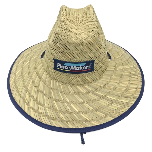 Men's Classic Straw Lifeguard Hat