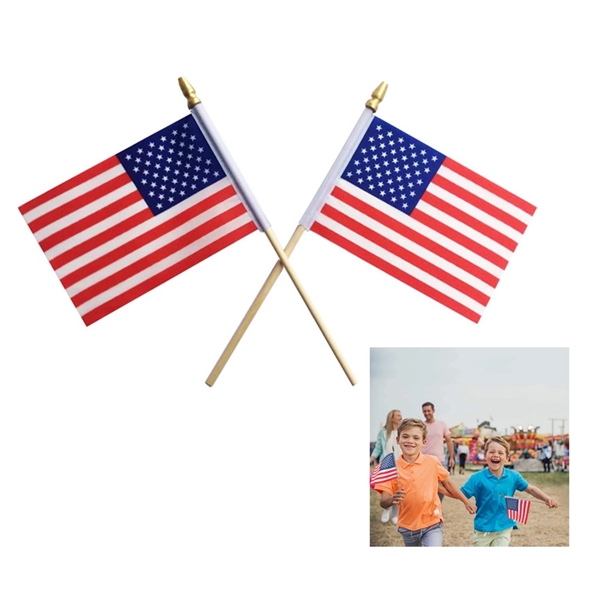 Handheld American Stick Flag