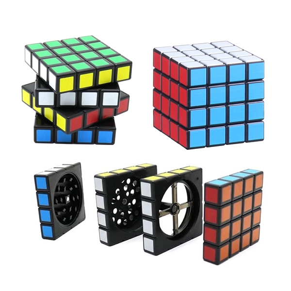 Cube shaped grinder