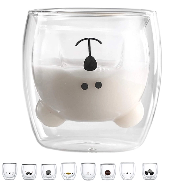 Double Glass Cute Mug