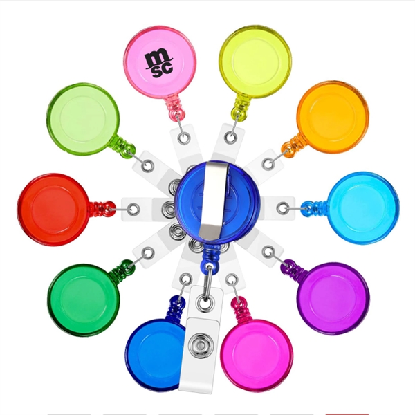 Retractable Badge Reel w/Clip