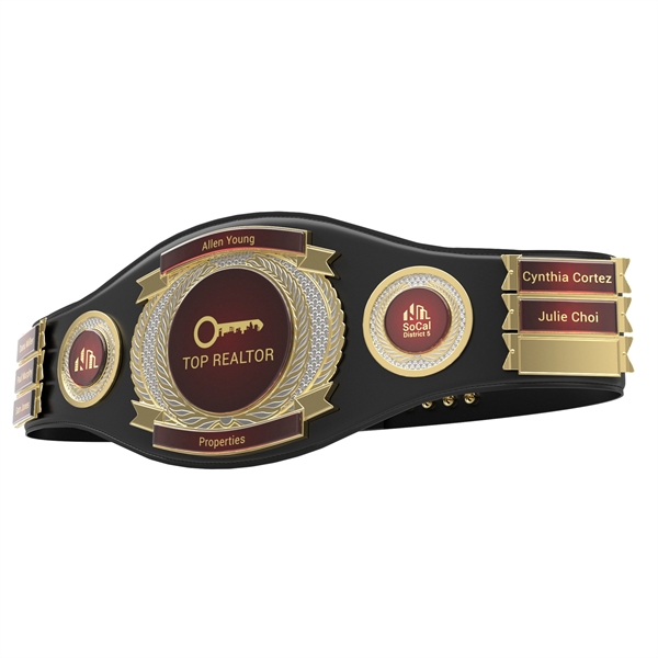 Express Vibraprint® Perpetual Champion Award Belt- Mixed
