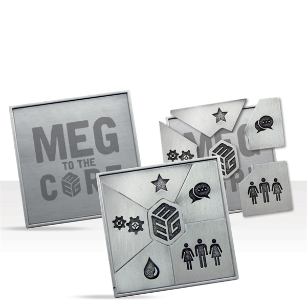 Square Puzzle Coaster (6 Pieces)