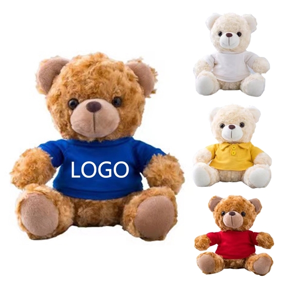 Plush Teddy Bear With Removable Clothes