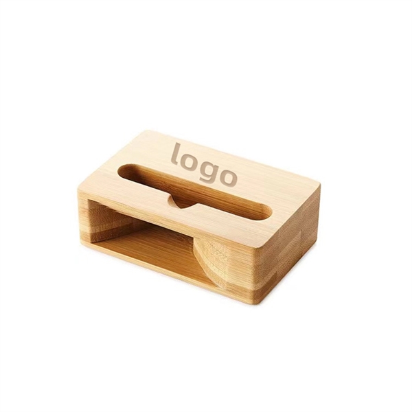 Wooden Cell Phone Stand With Sound Amplifier