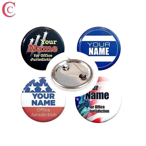 Fashion Round Plastic Button Badge
