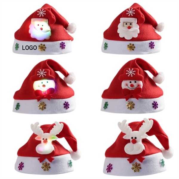 Light Up Santa Hat