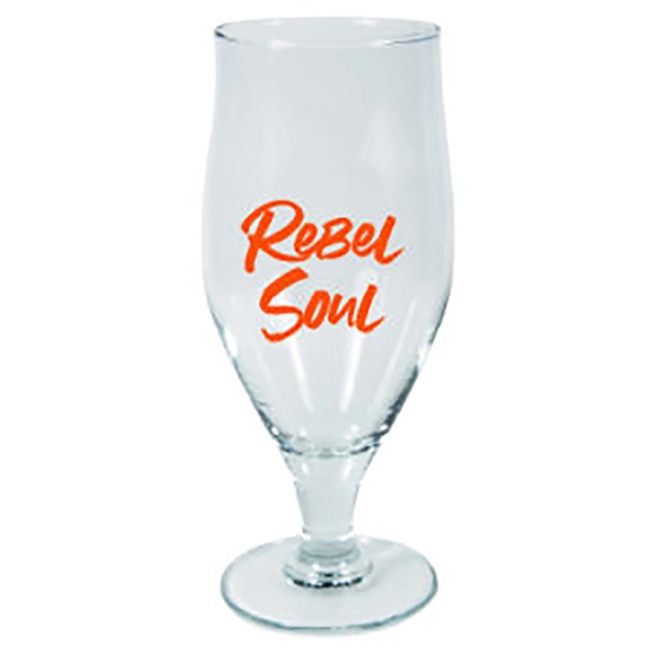 16.75 Ounce Cervoise Footed Beer Glass