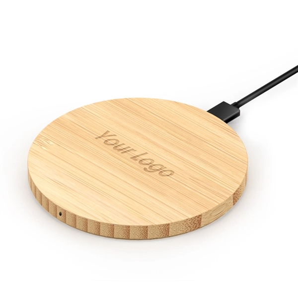 15W Wooden Wireless Charging Pad