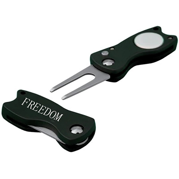 Divot Repair Tool With Ball Marker