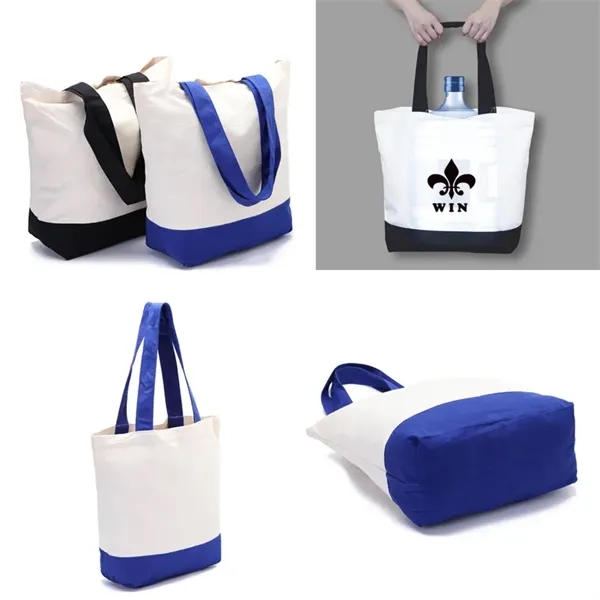 Large 12oz Cotton Canvas Tote Bag