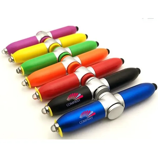 Gyroscope Pen With Flashlight