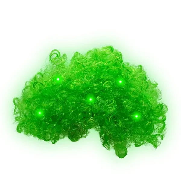 LED Light Up Afro Wig