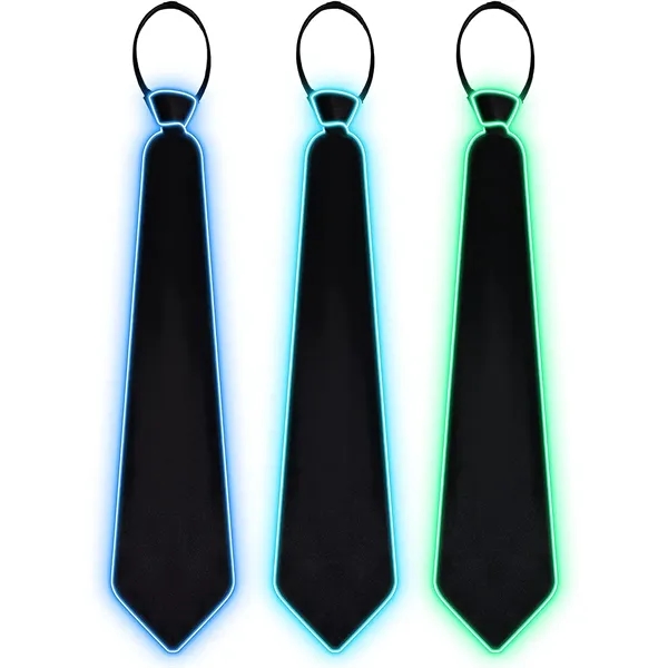 LED Light Up Ties Costume Accessory