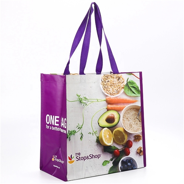 Custom Print Shopper Bag Reusable Pp Woven Laminated
