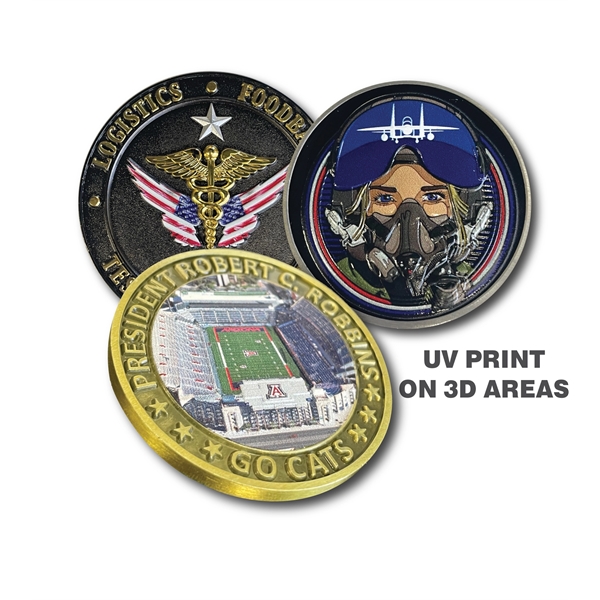 UV Full Color Designed Coin
