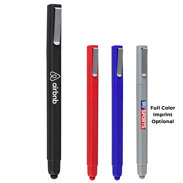 Cubic Soft Rubberized Touch Square Stylus Pen
