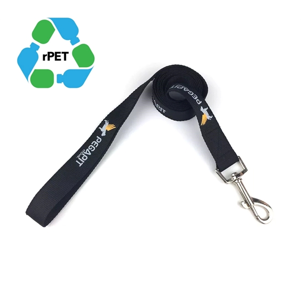 1"x72" Durable rPET Ecofriendly Pet Leash w/ Metal Carabiner