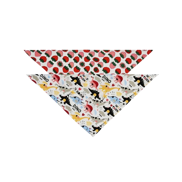 Custom Full Color Polyester Sublimation Small Pet Bandana