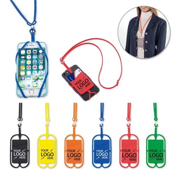 Universal Neck Phone Holder And Lanyard