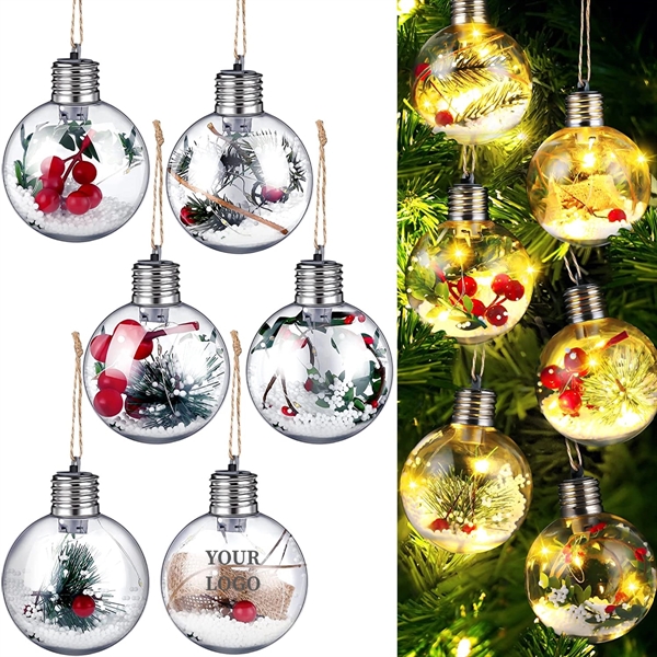 Led Creative Snowflake Festival Decorations Christmas Ball