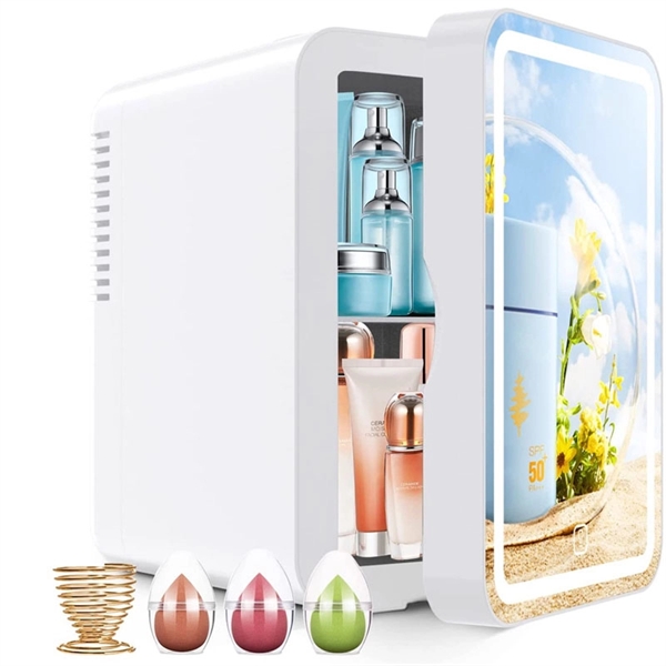 Led Mirror Beauty Refrigerator
