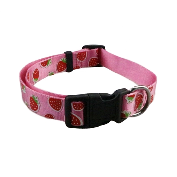 5/8"Wx12"L Heavy-duty Polyester Pet Collar w/ Buckle Release
