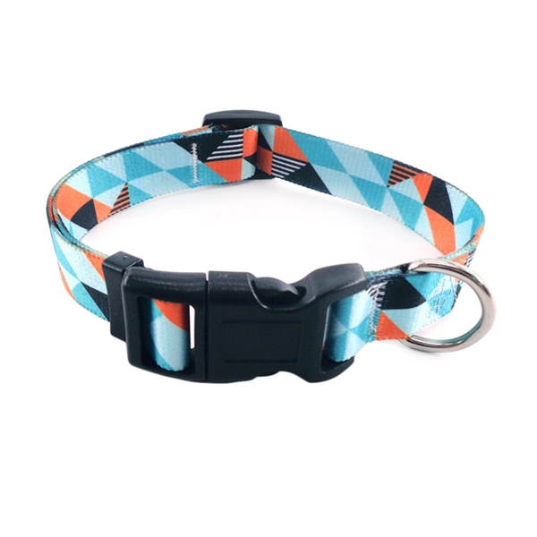 5/8"x12" Adjustable Pet Collar w/ Buckle Release Sublimation